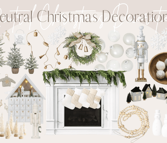 15 Neutral Christmas Decorations for an Insanely Cozy Christmas